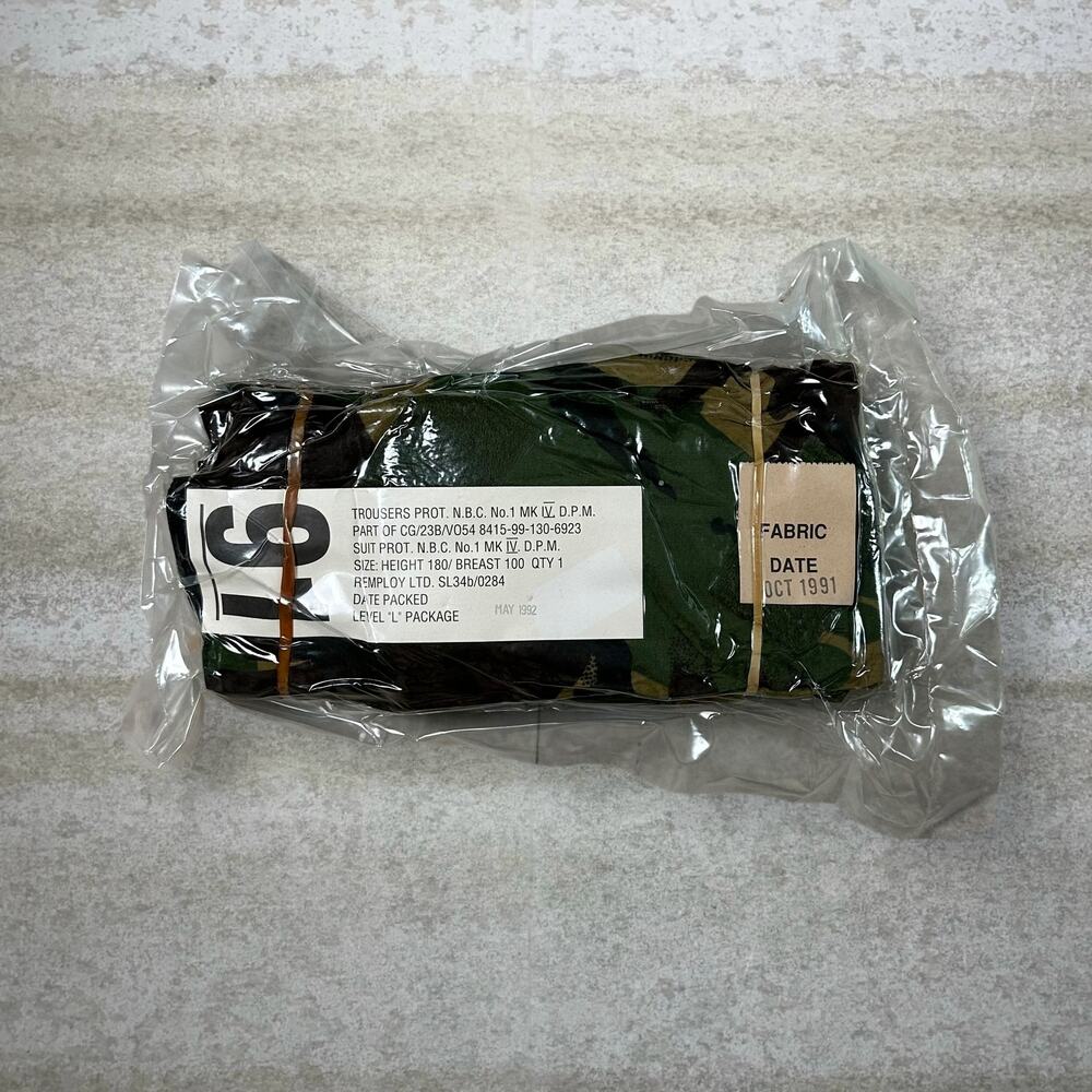 Vintage 90s British Military Camo Pants Mens L NBC Defense MK IV